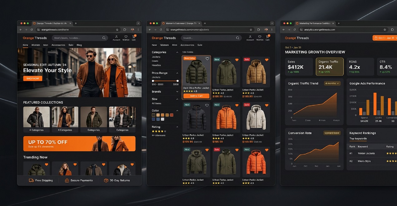 e-commerce transformation project visual