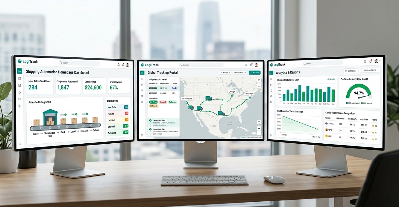 logistics automation project visual
