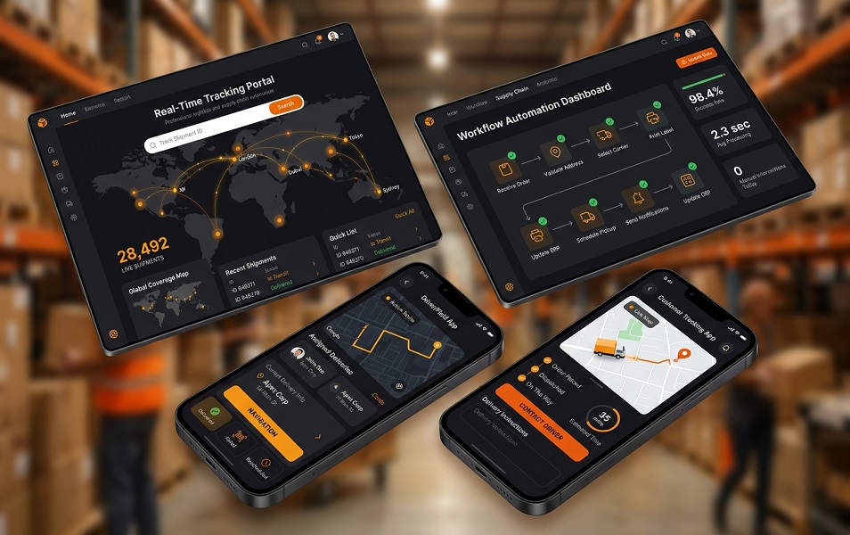 logistics automation project visual
